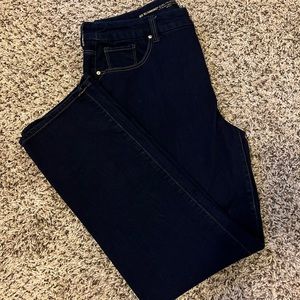 Chico’s So Slimming Girlfriend Jeans in dark wash
